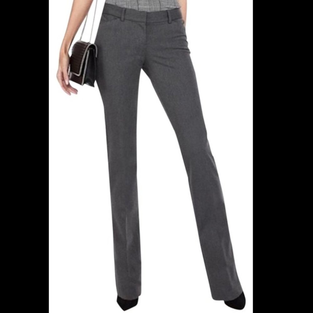 Express Editor Pants Gray Flare Size 6S
